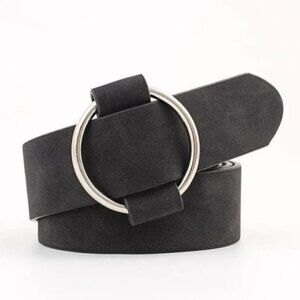 2/$30 NEW Faux Vegan Leather Belt in Black